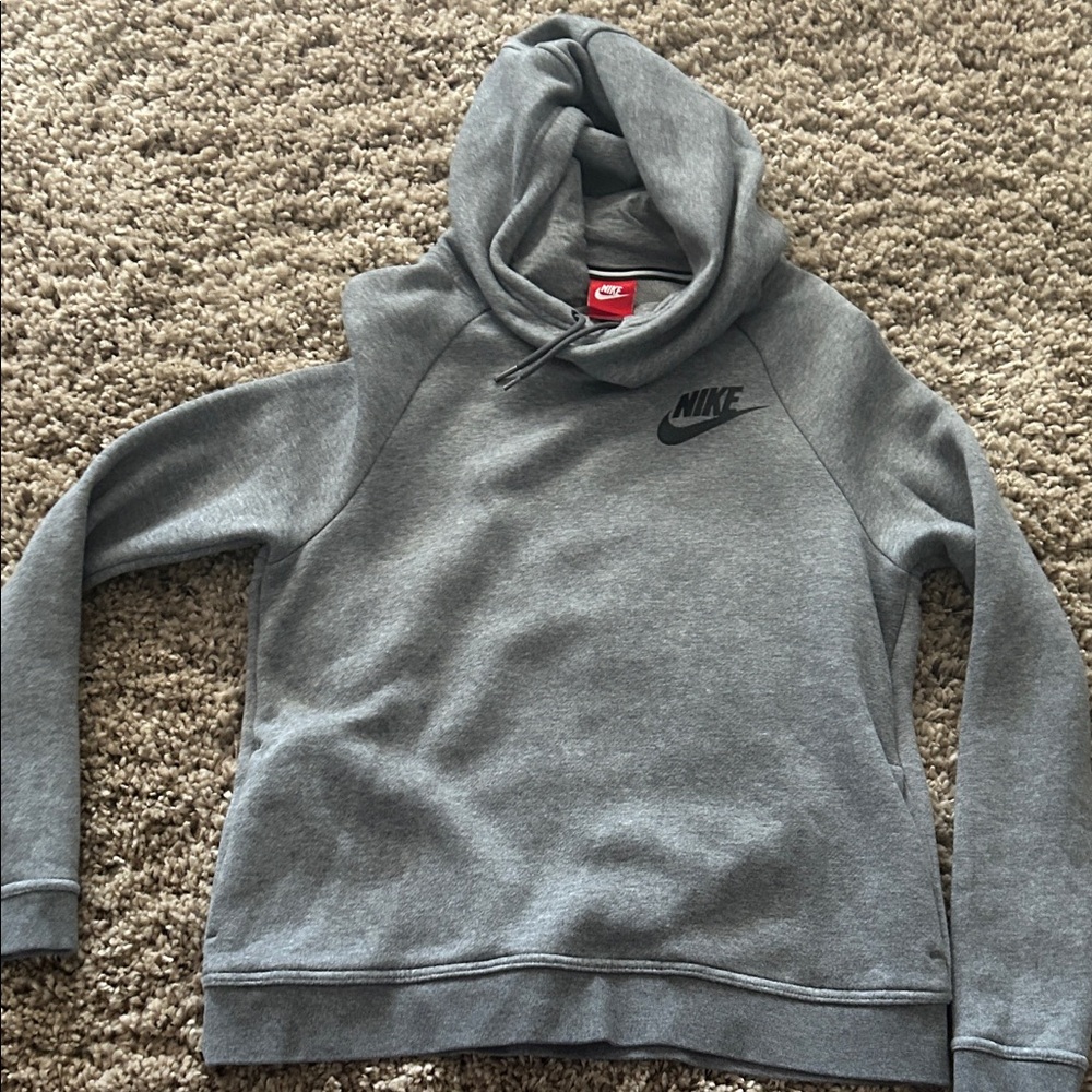 Nike Women's Cowl Neck Gray Sweater